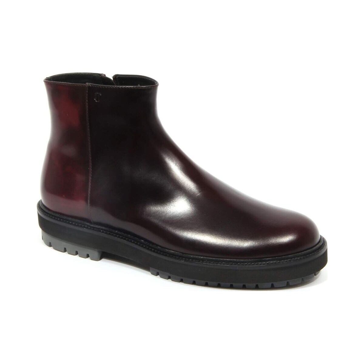TOD'S トッズ メンズ サイドゴアブーツ レザー レッド