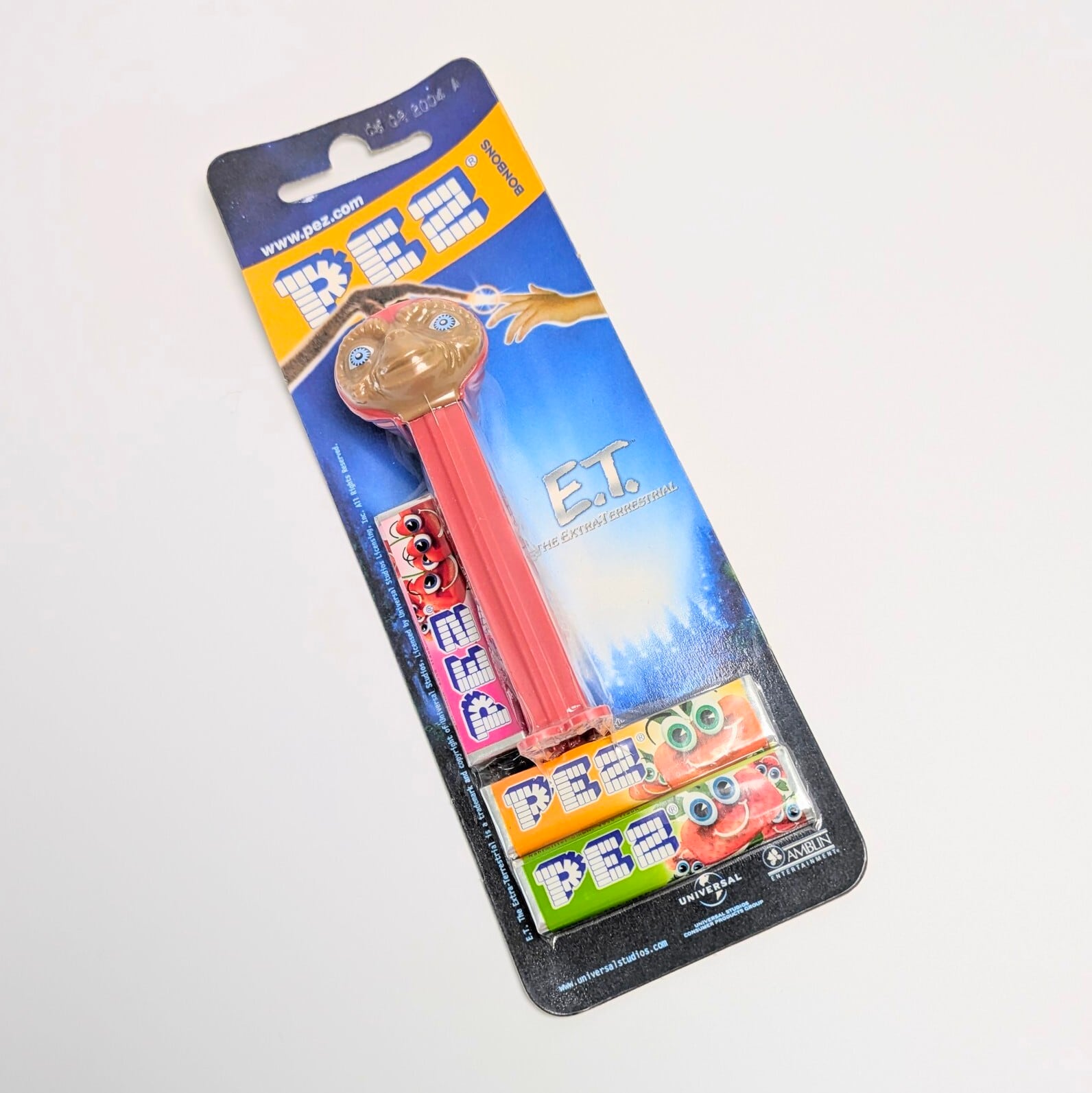 ☆ DEADSTOCK ( MINT ON CARD ) / VINTAGE 90'〜early 2000' ☆【 E.T. ( イーティー )  】PEZ / ペッツ / レッドステム 〚アメリカン雑貨 アメトイ〛