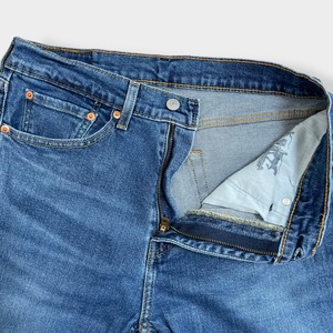 【LEVI'S】505 デニム ジーパン ジーンズ  テーパード ジッパーフライ W32 リーバイス US古着