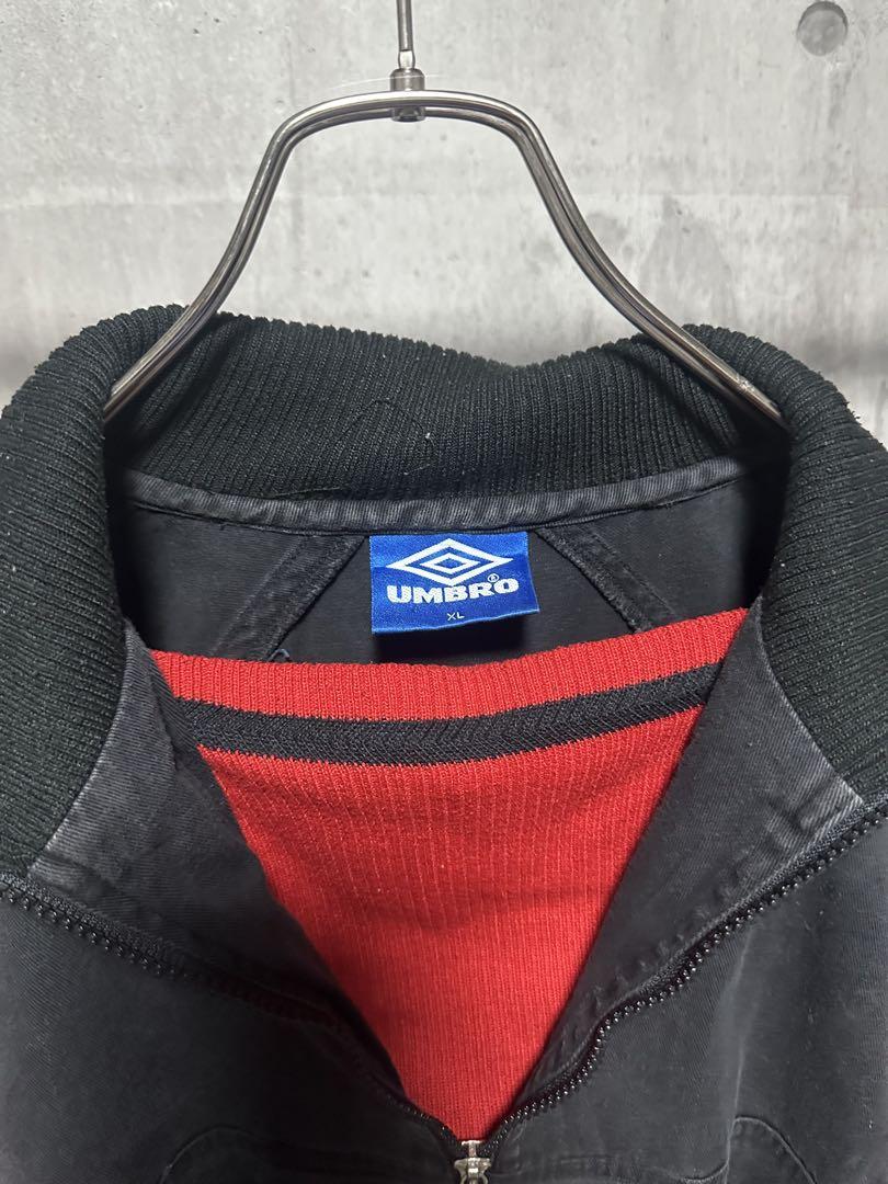 UMBRO ハーフジップ　ドリルトップ　90s　ジャケット　デニム 90s UMBRO ハーフジップ デニムドリルトップ | Pay ID