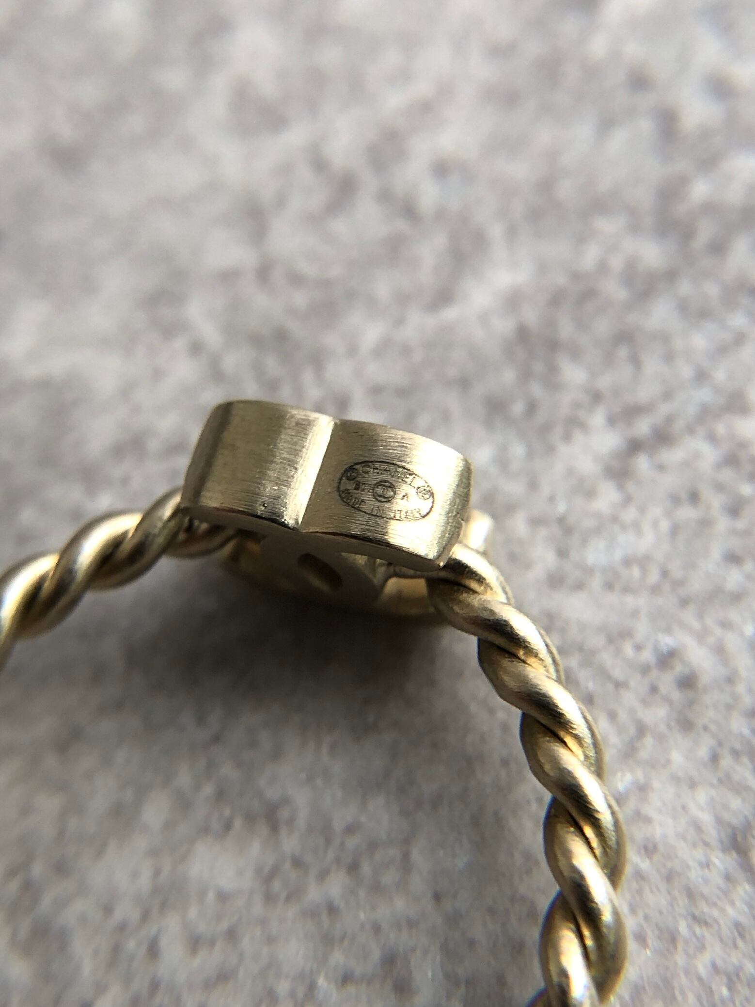 CHANEL シャネル 指輪 ゴールド ココマーク ツイスト vintage