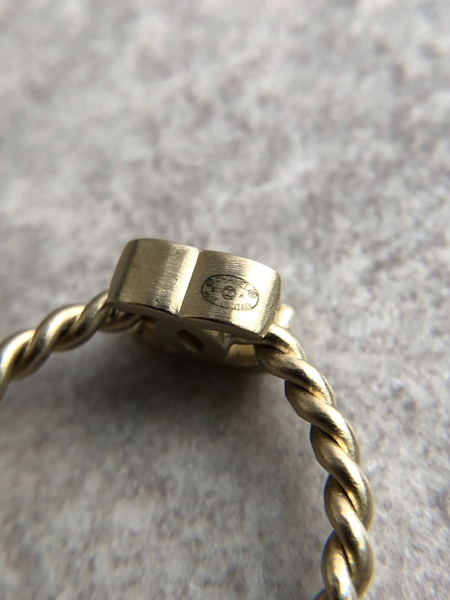 CHANEL シャネル 指輪 ゴールド ココマーク ツイスト vintage ヴィンテージ オールド nufau2
