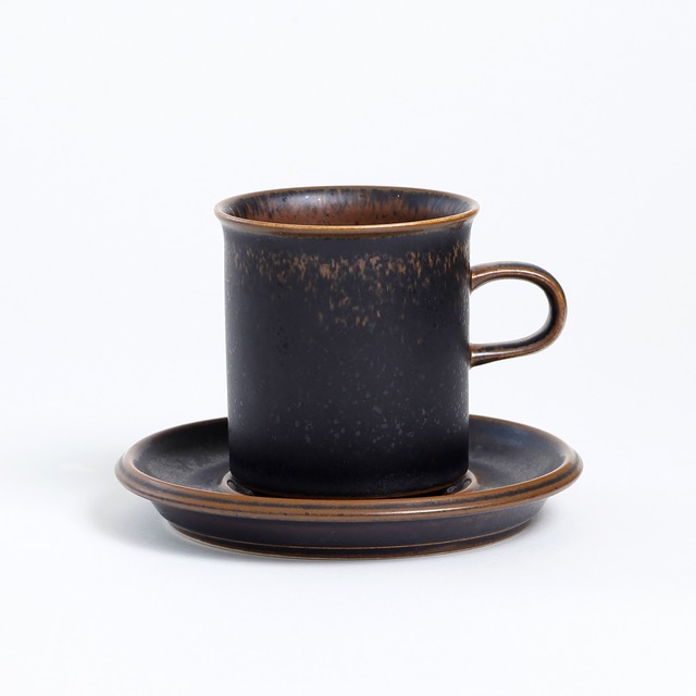 ARABIA アラビア Ruska ルスカ 70mm コーヒーカップ＆ソーサー - 74 北欧ヴィンテージ