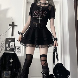 Sheer Print t-shirt r0004