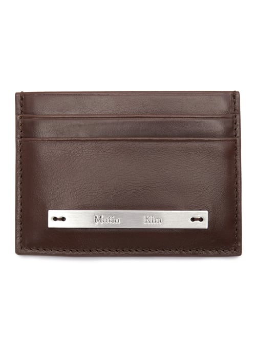 MATIN KIM] VINTAGE CARD WALLET IN BROWN | もごつ