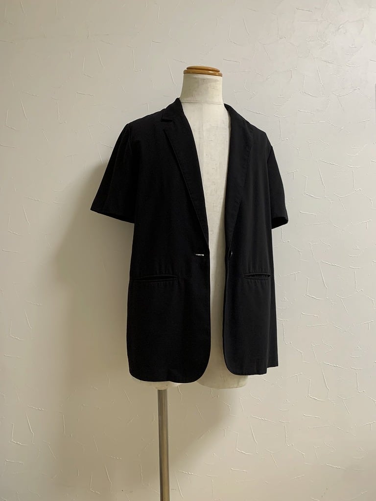1990's Solid Color Short Sleeve Summer Tailored Jacket