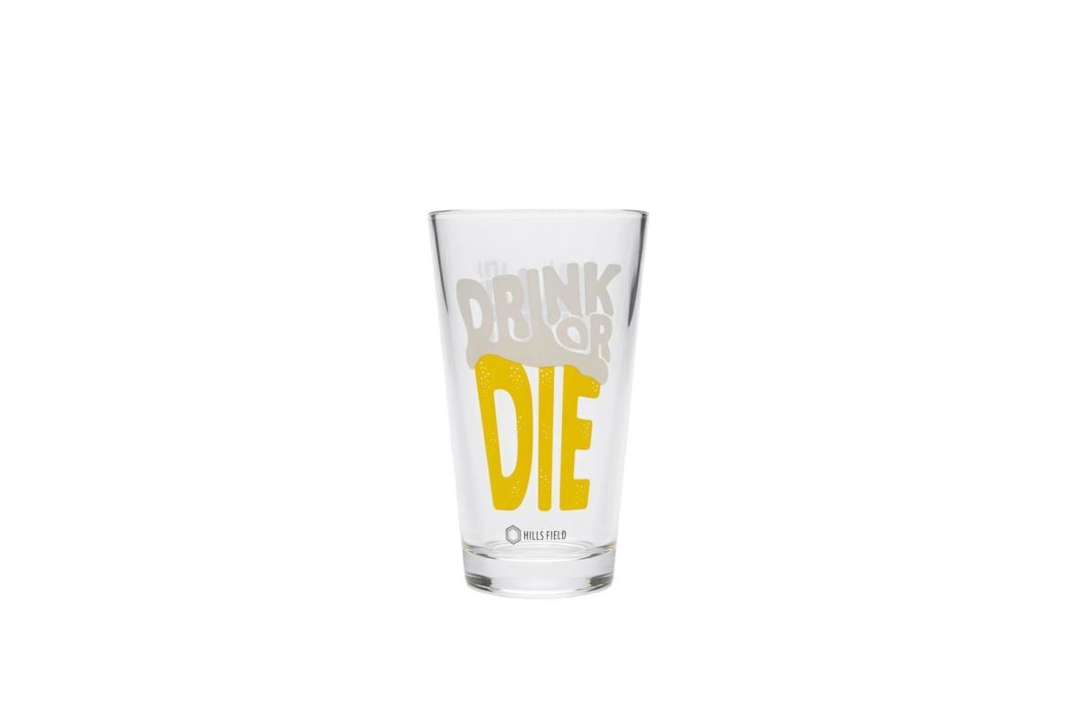 HILLS FIELD / DRINK OR DIE パイントグラス | sotosotodays
