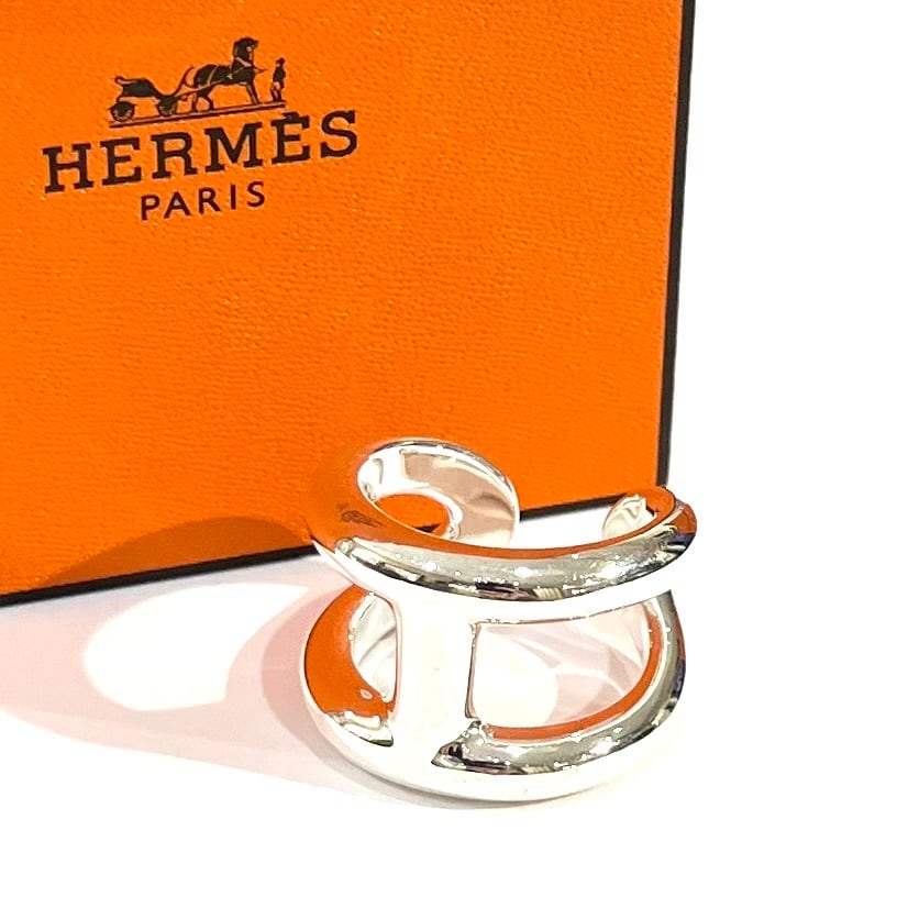 希少【HERMÈS】【約17号57】2909 指輪ブランド オスモズGMリング