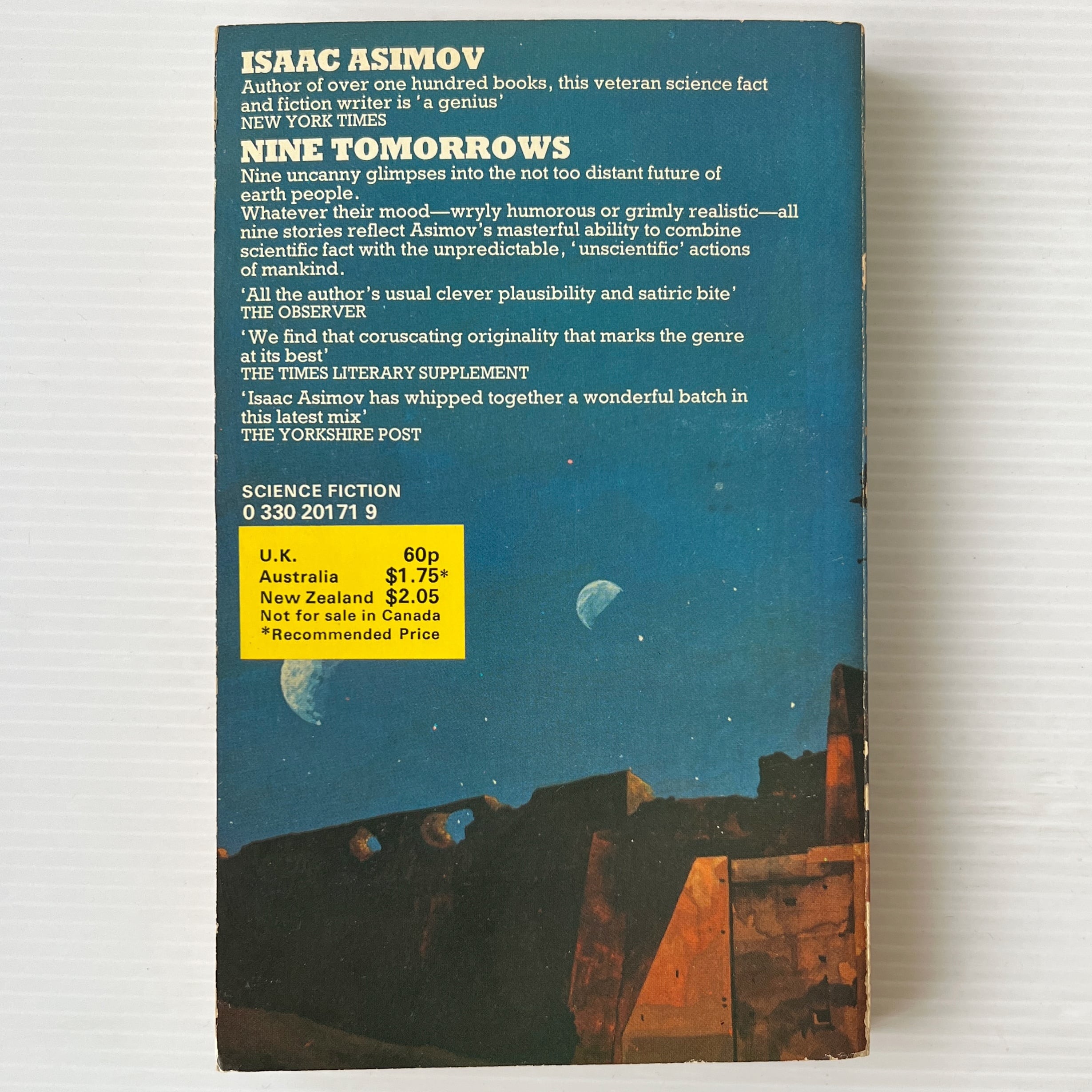 Nine Tomorrows 停滞空間 Isaac Asimov アイザック・アシモフ pan