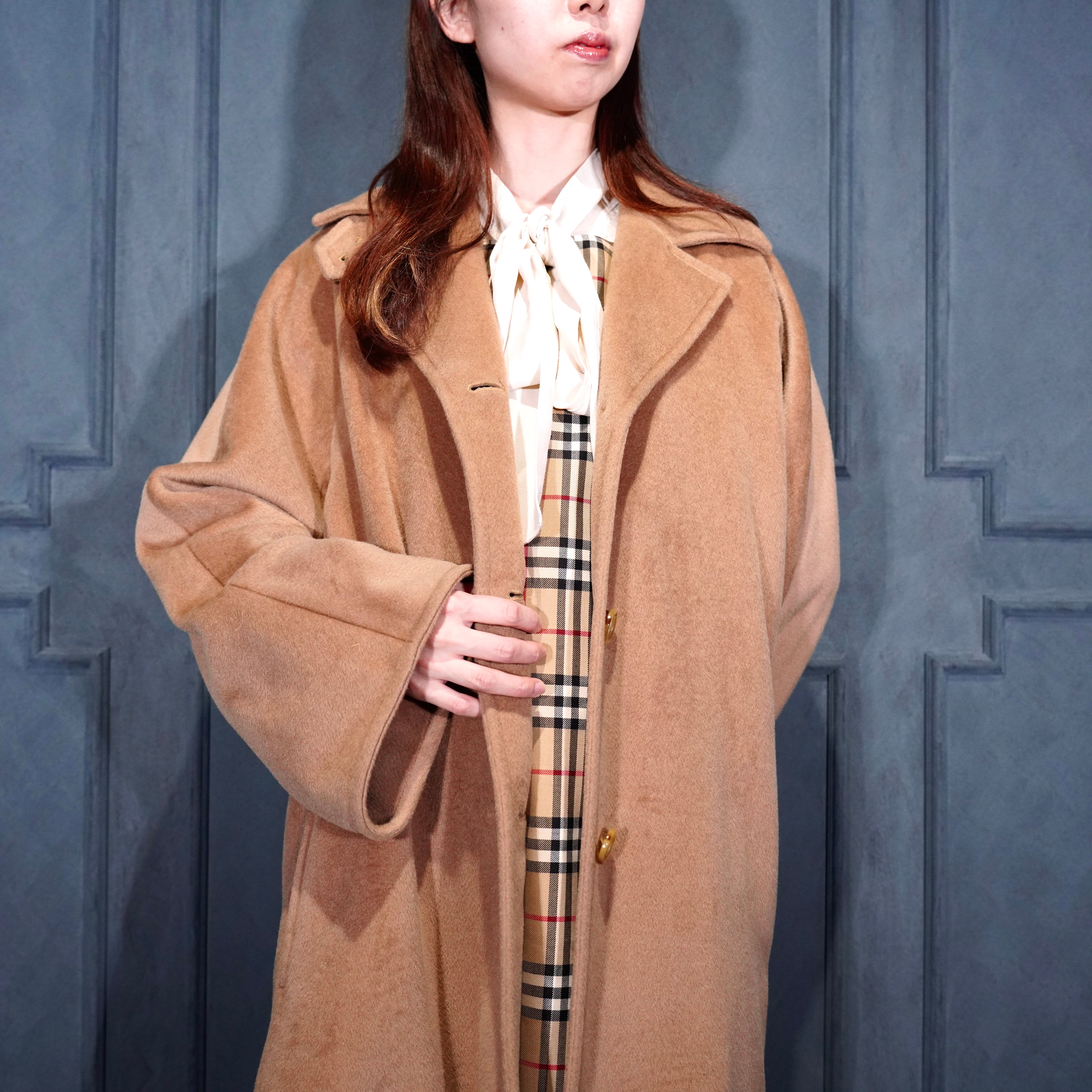 美品✨MaxMara バージンウール100%厚手ガウンジャケット　イタリア製 MAXMARA STUDIO ピュア ヴァージンウール コート BCOLLAG (Max Mara