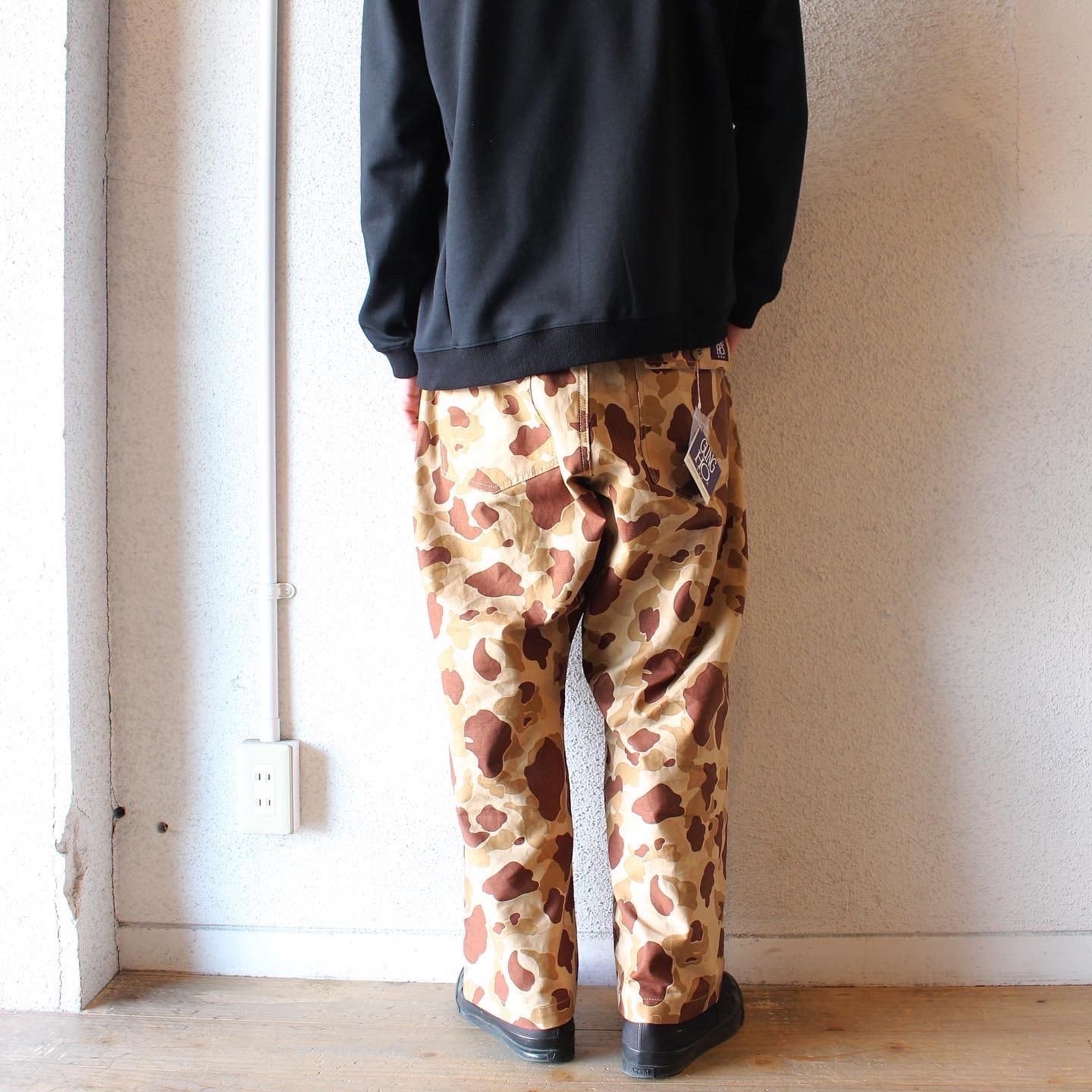 GUNG HO（ガンホー）/ Camouflage Wide Fatigue Pants