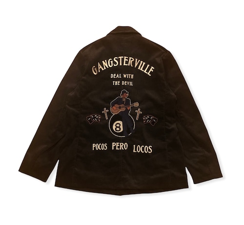 【GANGSTERVILLE】ギャングスタービル DEAL WITH THE DEVIL - TOUR JACKET （BLACK）ツアージャケット