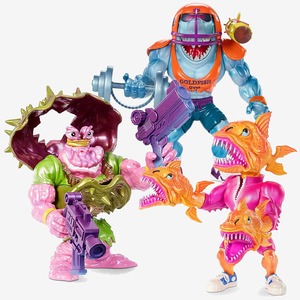 Street Sharks 3 figures set by Alton Takeyasu and Bill Benecke