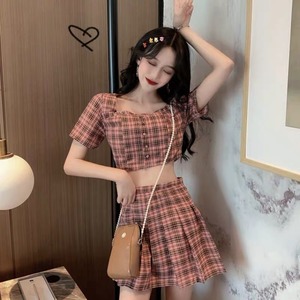 pink plaid set up
