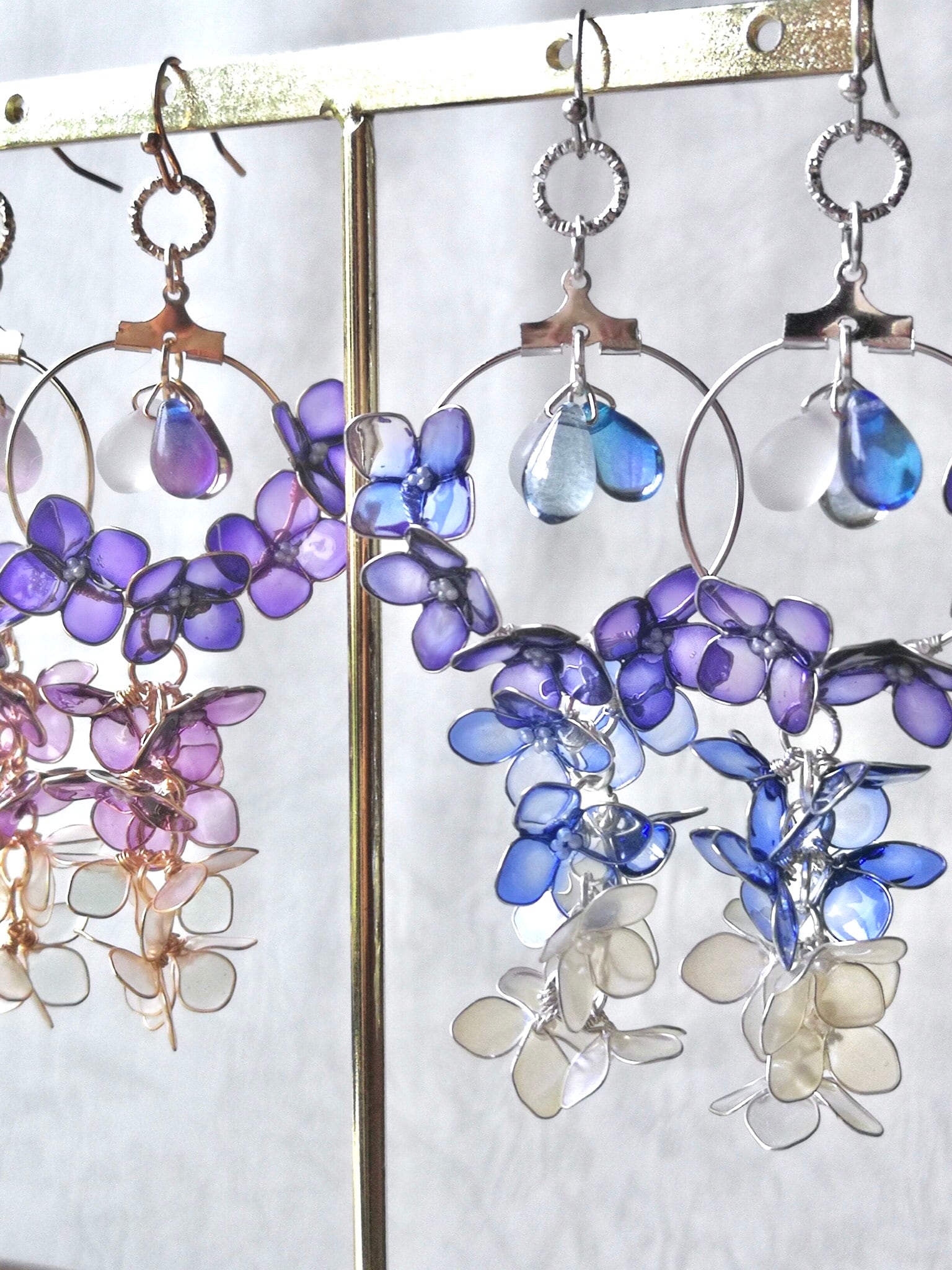 うつろいカラー紫陽花ピアス/イヤリング | Atelier＊NAGI