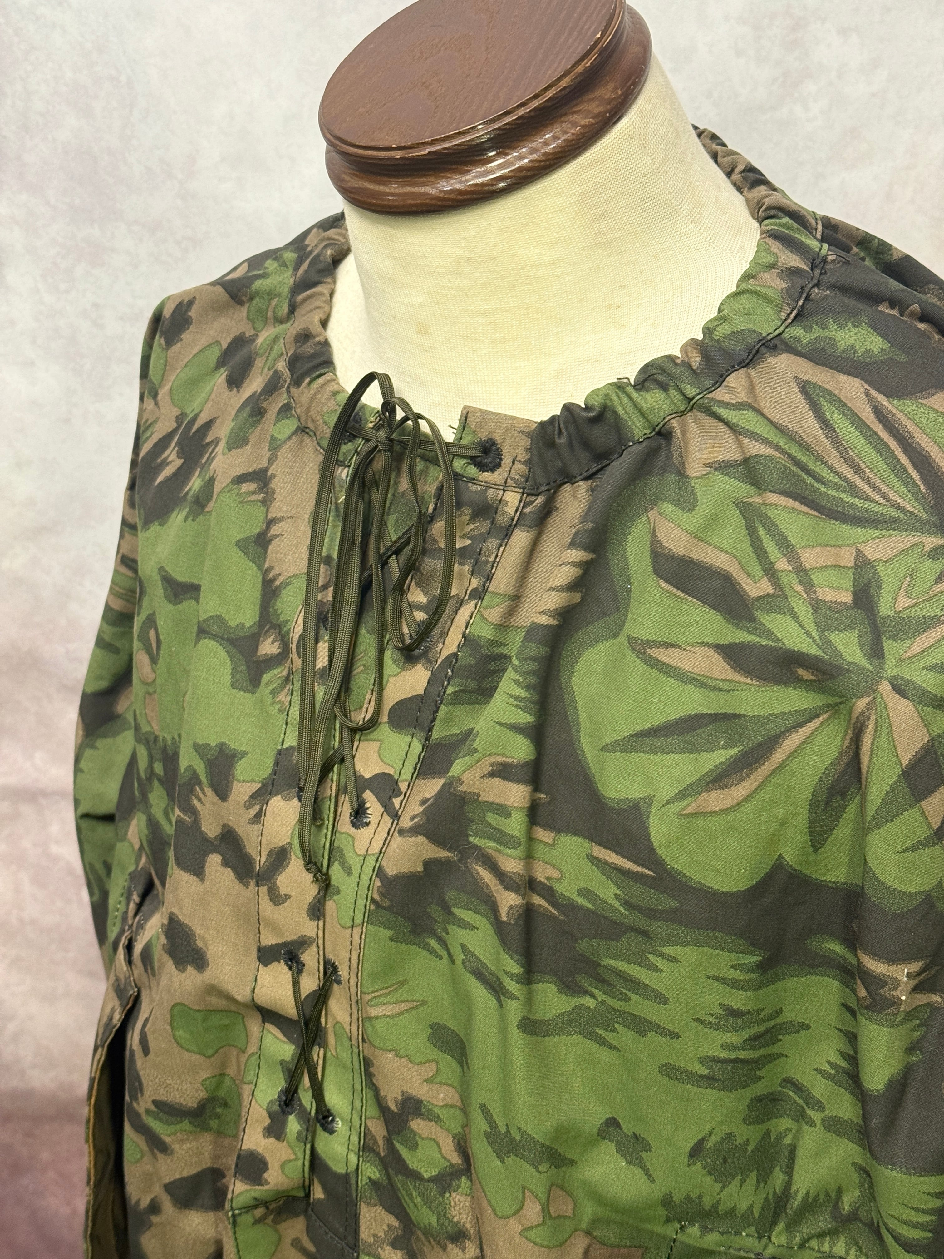USED】WWIIドイツ軍 W-SS迷彩スモックCパターン パームツリー迷彩 L~XL