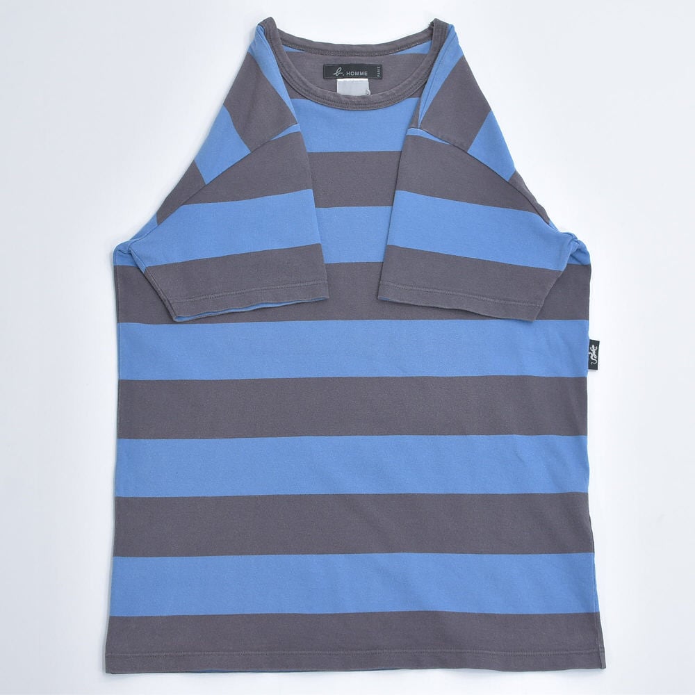 90～00s 日本製 agnes b. HOMME アニエスベーオム 太ボーダー クルー