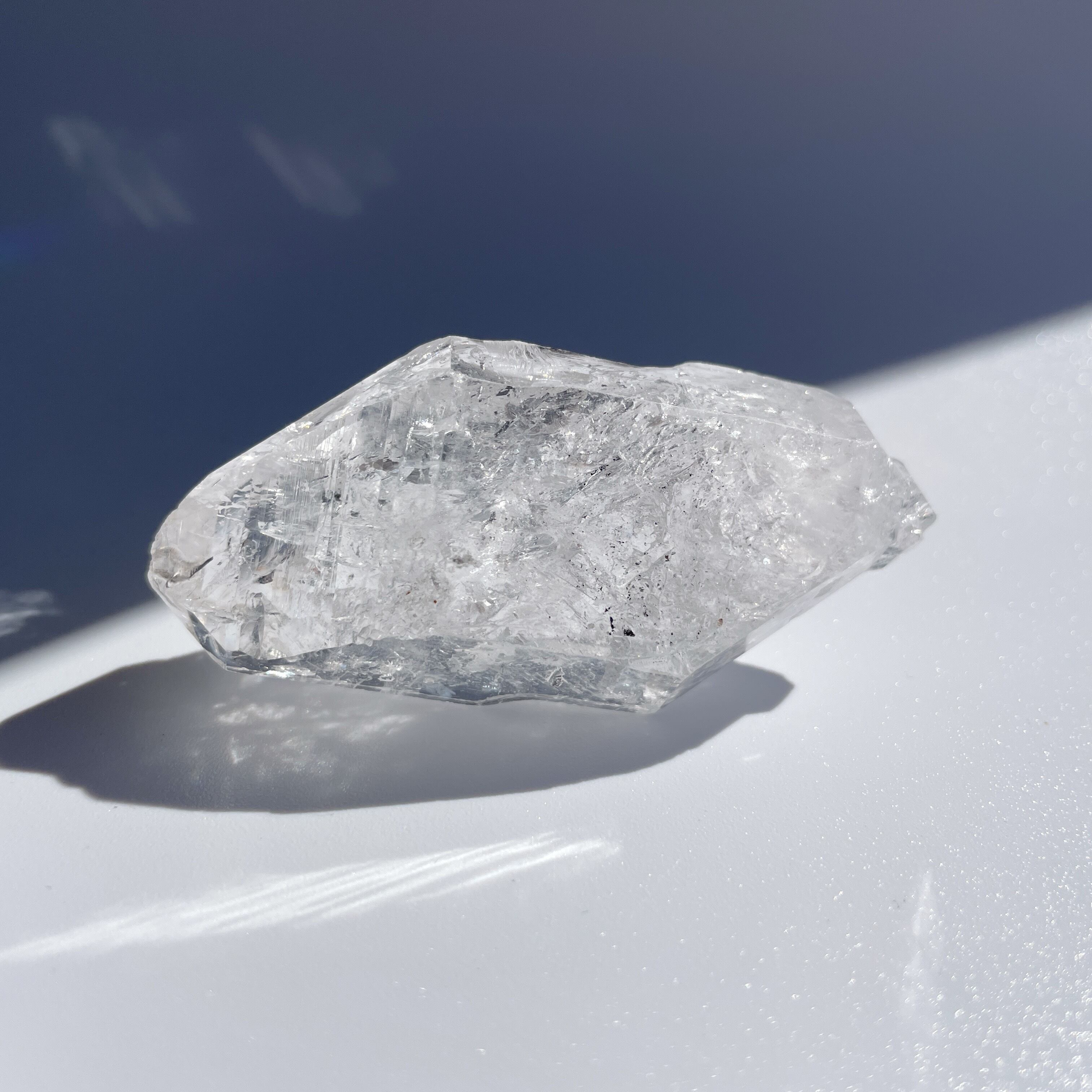 【レコードキーパー】パキスタン産 ハーキマータイプ水晶28◇Herkimer type Clear Quartz◇天然石・パワーストーン