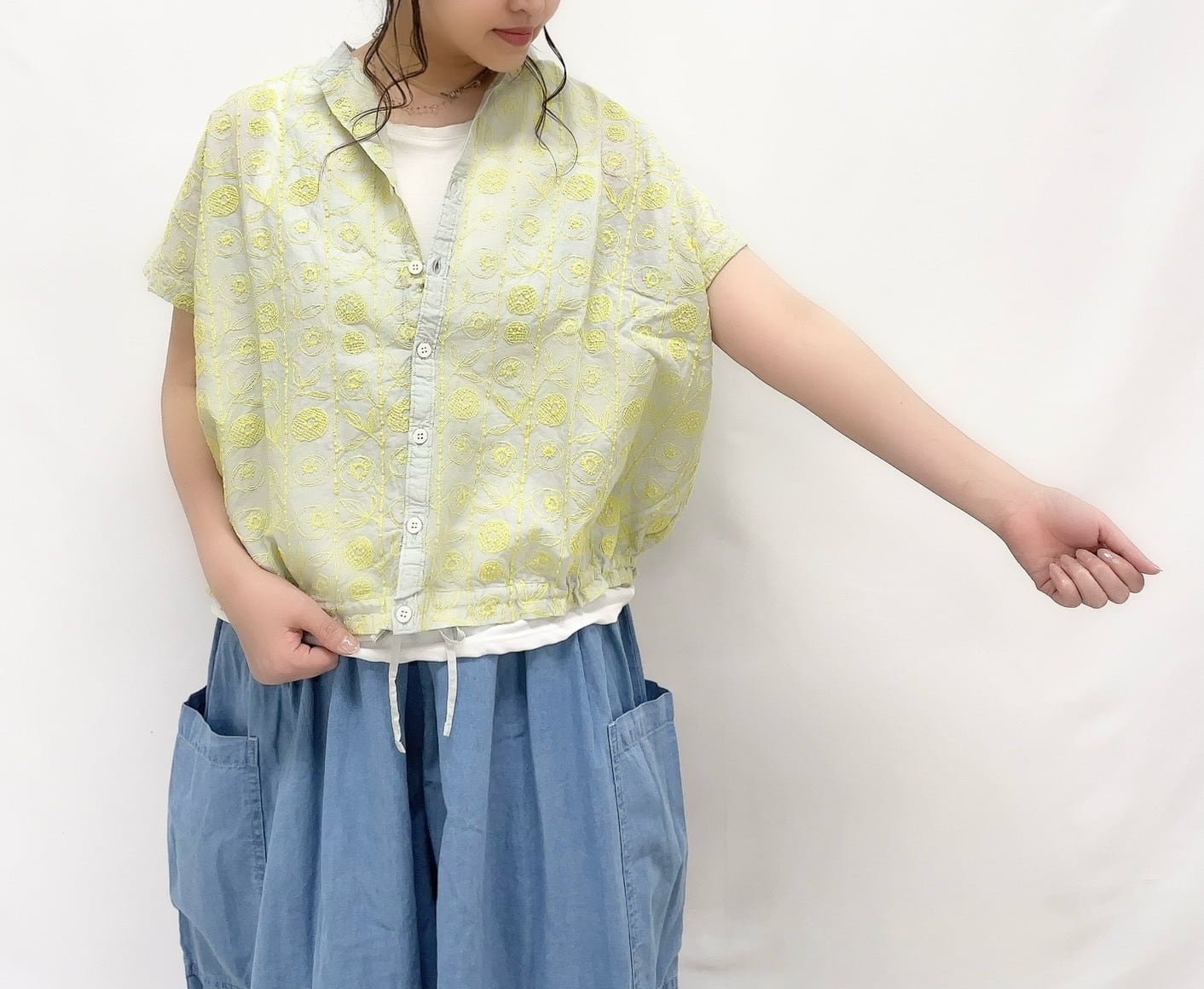 grin】flower ST刺繍ウインドPO / 8263T-012 | syozikiya online shop