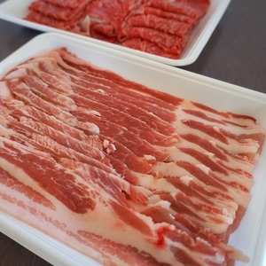 牛豚うす切り肉セット(600g)
