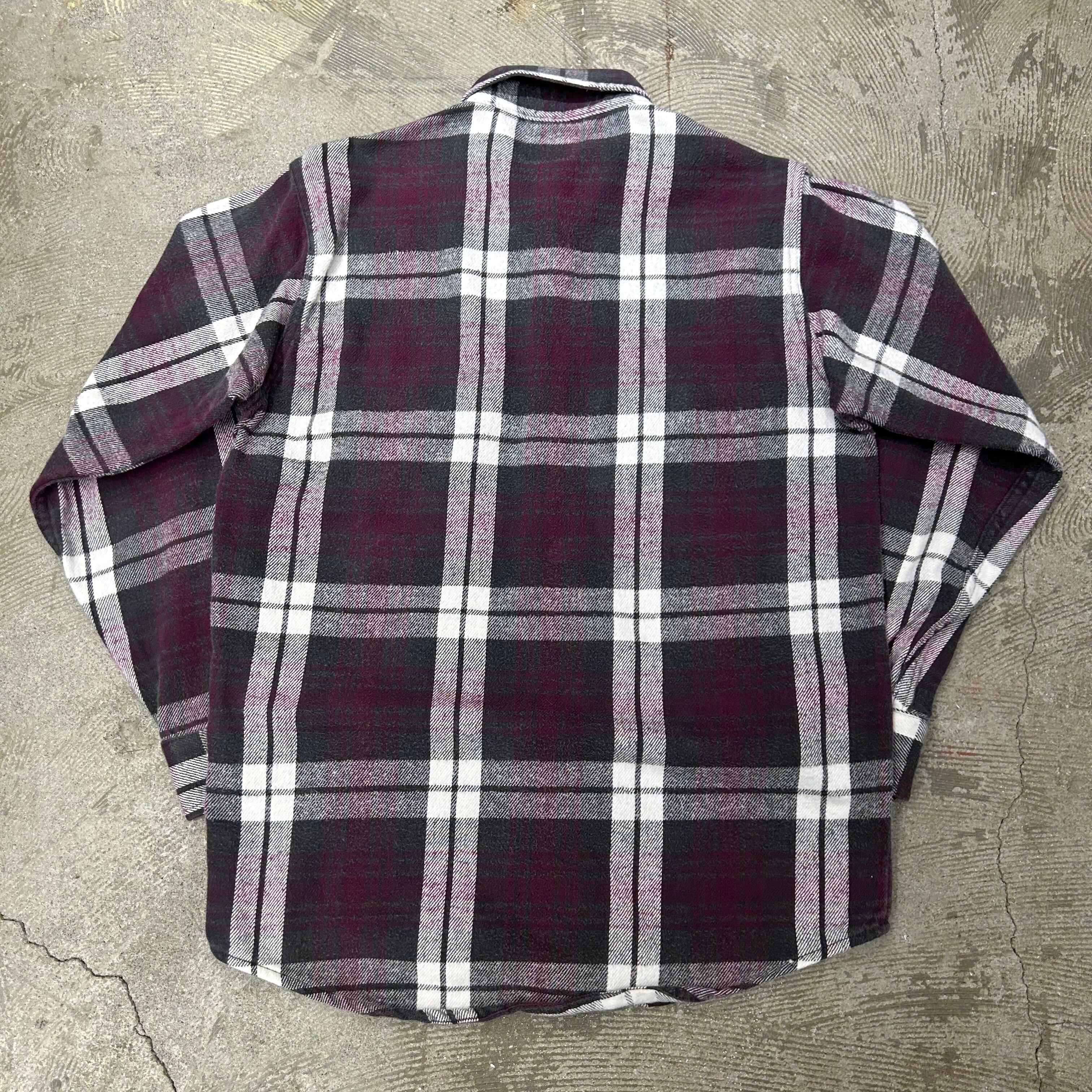1990s MELTON FLANNEL SHIRT