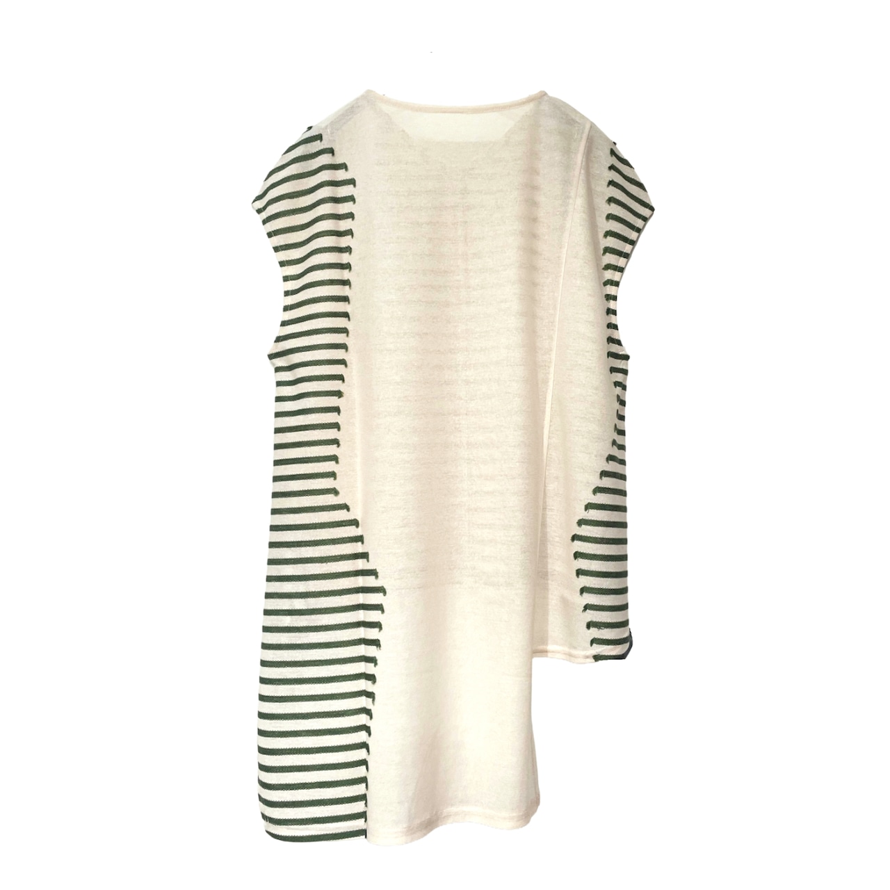 【最新作】ボーダーバックカットプルオーバー【262-3248】Bordered Cutout Pullover