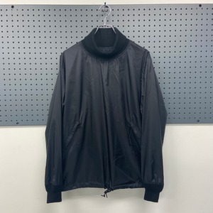 THE CORONA UTILITY / CS004 / TURTLENECK WINDBREAKER SHIRT / W NYLON PARACHUTE CLOTH - BLACK