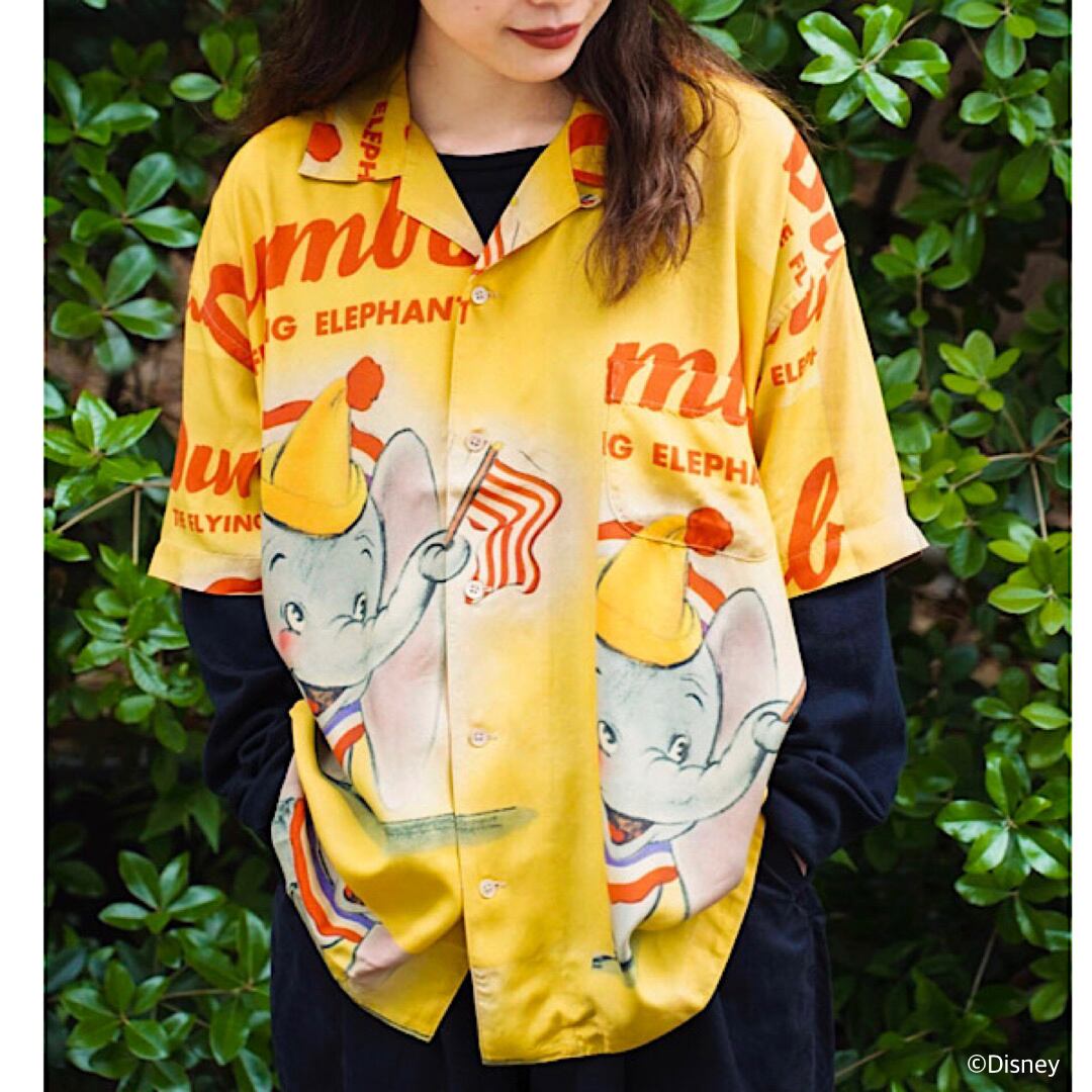 再入荷 Disney Vintage Posters Porter Classic Aloha Collection Aloha Shirt Disney Dumbo Official Porter Classic Online Shop