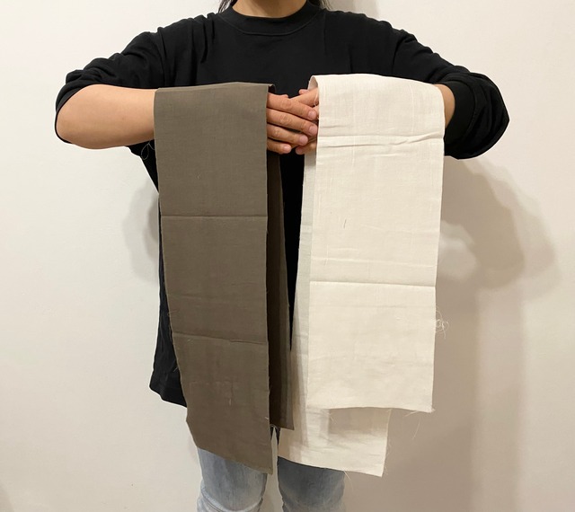 sandextオリジナル刺繍　ミステイク　はぎれ　＋α