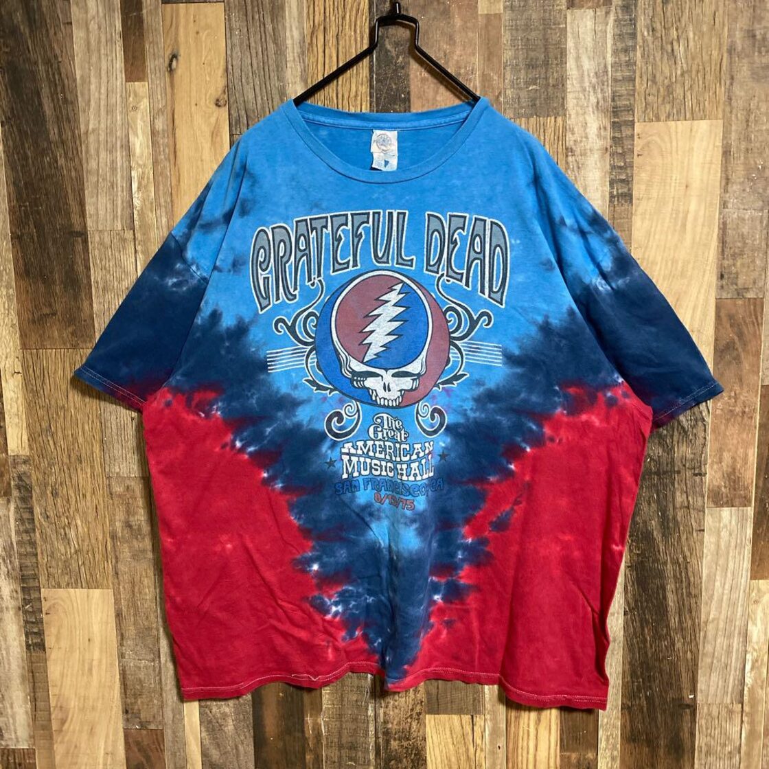 グレイトフル・デッド バンド Tシャツ タイダイ ロゴ 2XL USA古着 半袖 