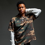 OLD ENGLISH LOGO GHOST LAYERED POLO SHIRT