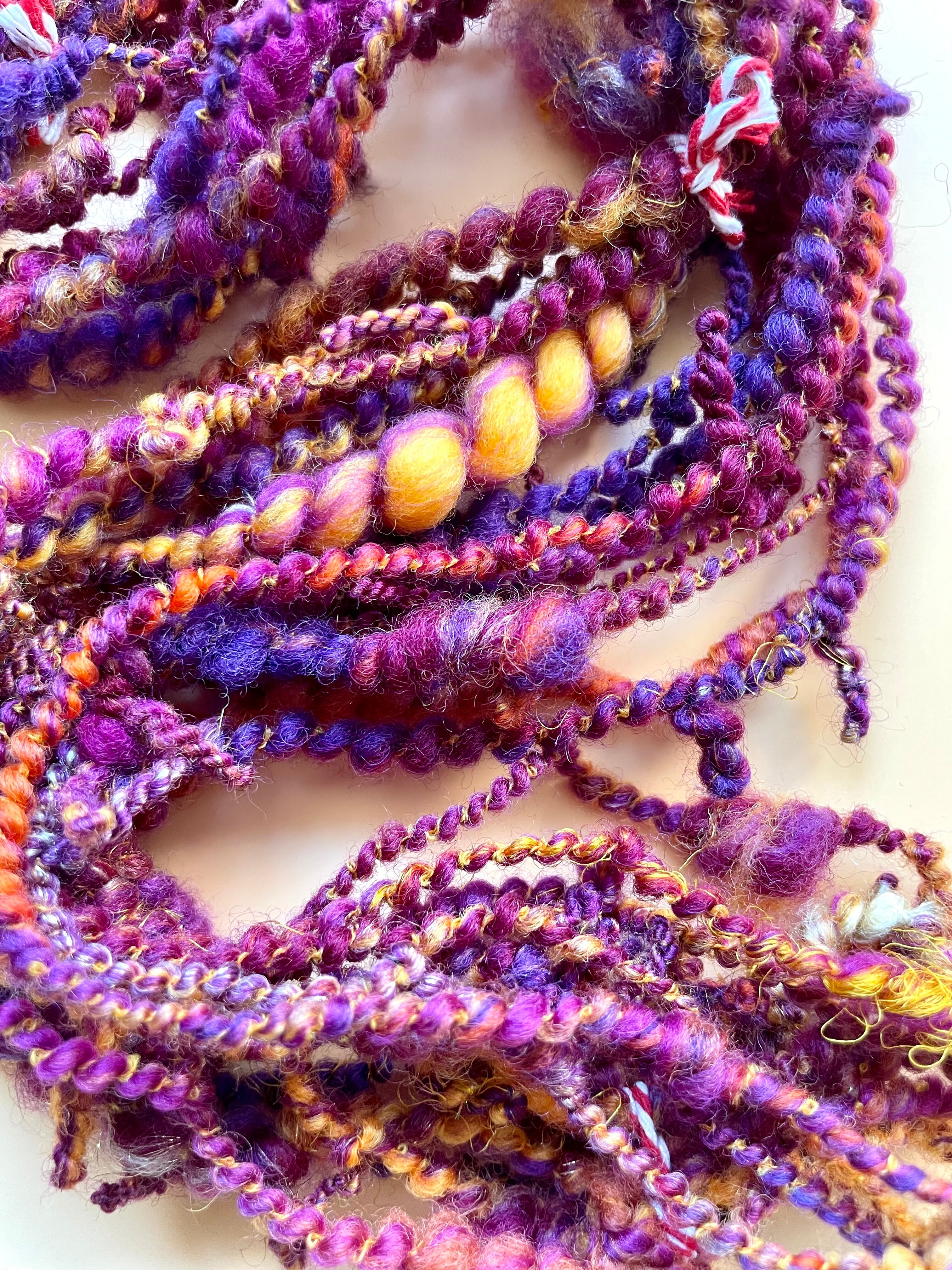 アートヤーン  手紡ぎ糸