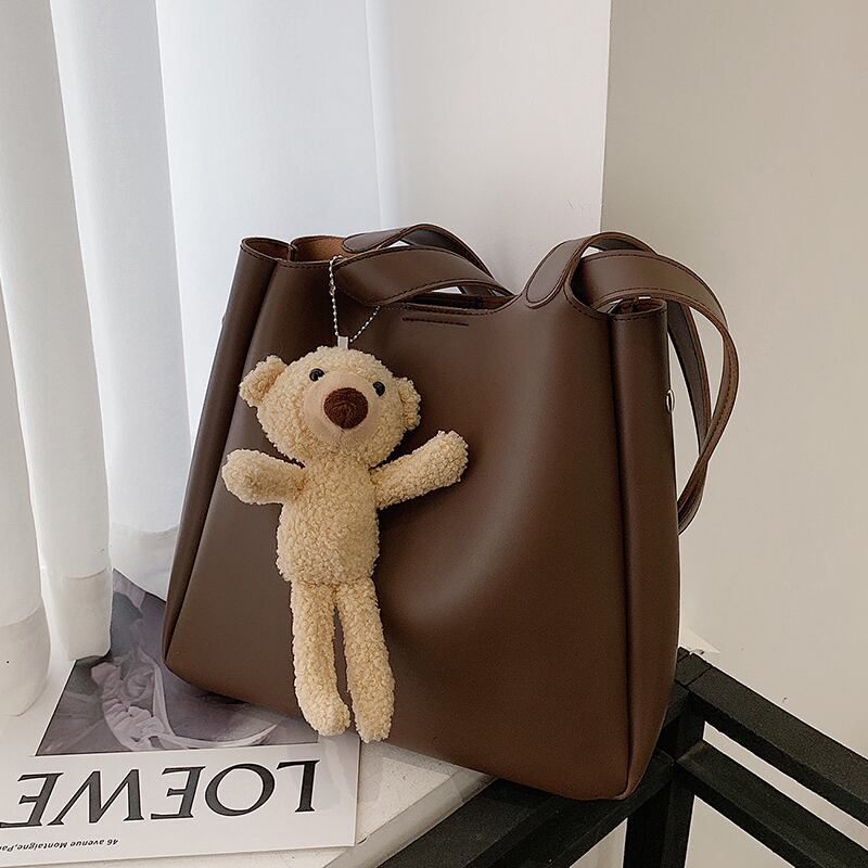 スタンダードオータムウィンターショルダーバッグ レトロ 秋物 冬物 トートバッグ 手作りハンドバック11931710223