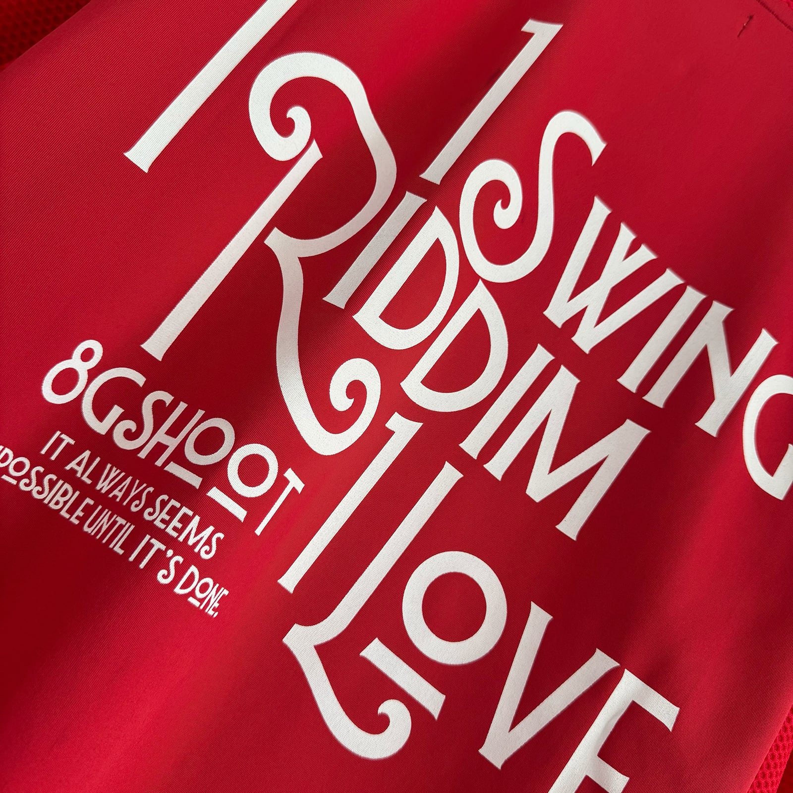 8G MESH SWITCHING MOCK NECK TEE -RED- | 8G SHOOT WEBSTORE