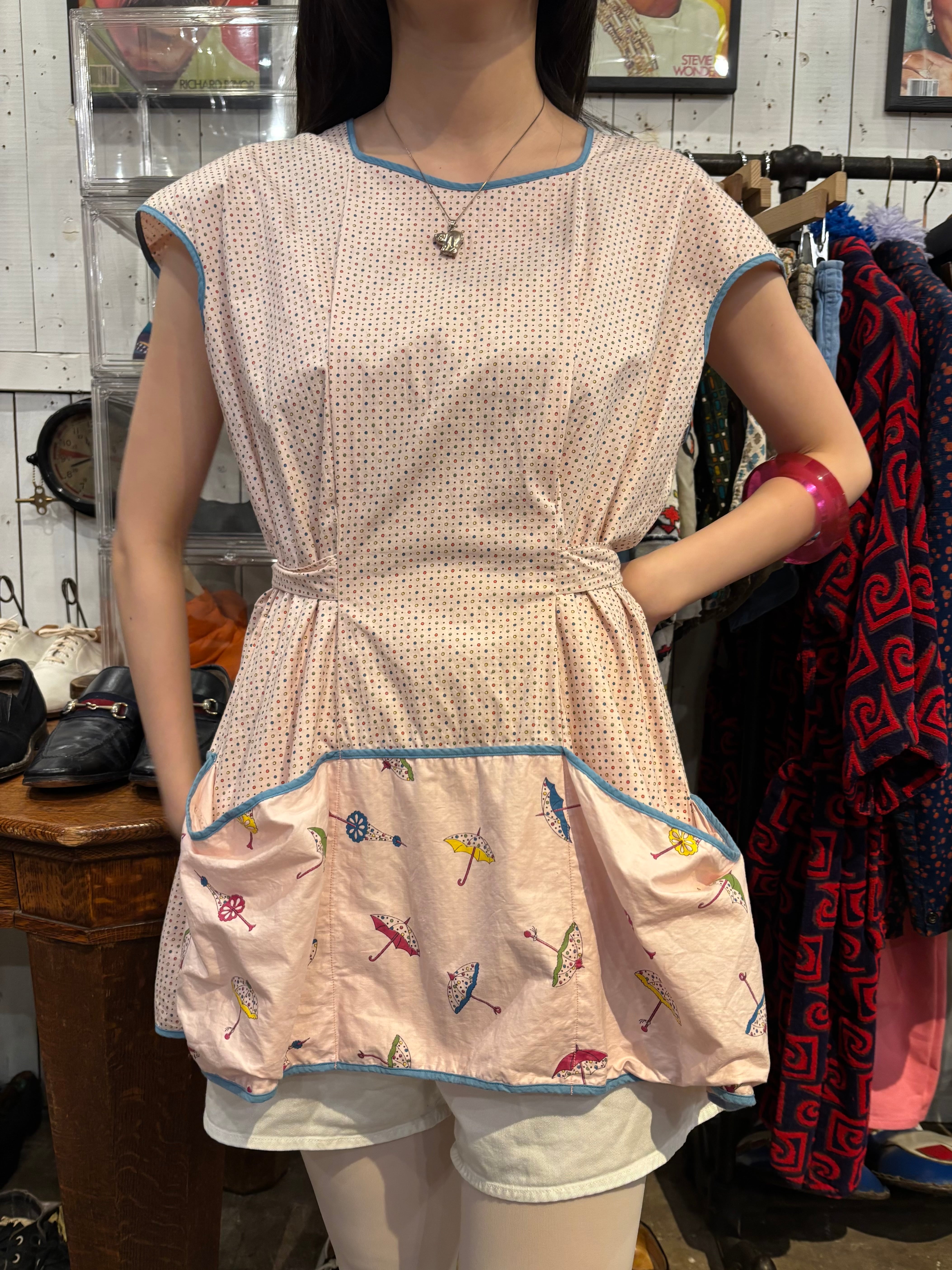 ヴィンテージ  レーストップス 蝶々刺繍  jantiques TOPS | JANTIQUES