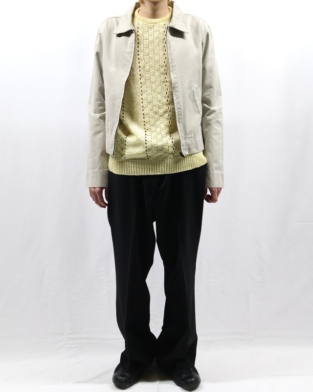 minimal cotton drizzler jacket