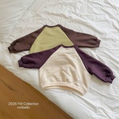 韓国子供服 / ninibello / Little Raglan Sweatshirt  / トレーナー *XS~XXL*