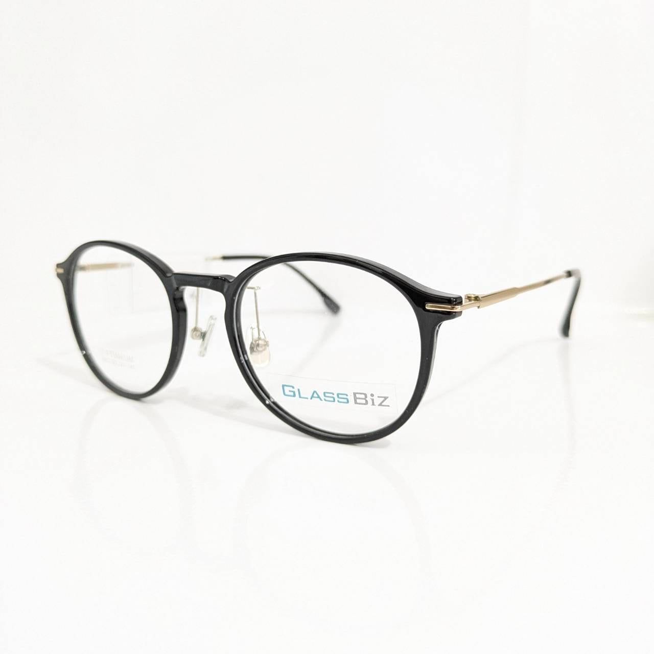 【GLASS BiZ】ボストンセルフレーム ブラック