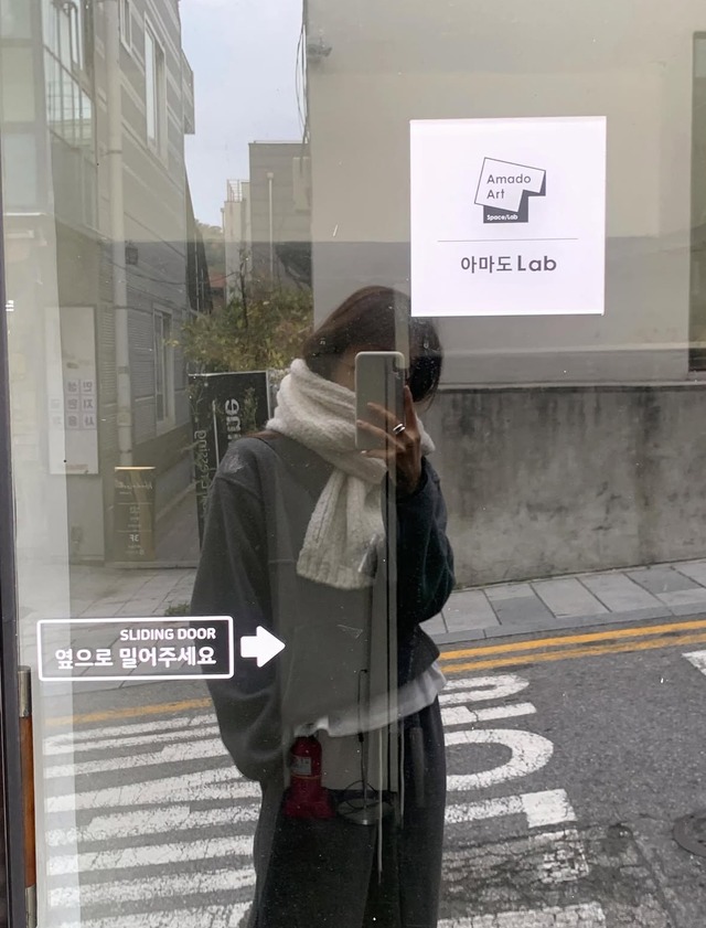 (LITER) baby  alpaca boucje muffler /  3color