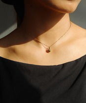 ゴールドハートネックレスS/022068