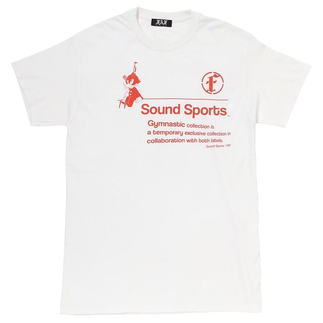 Practice uniform tee (FAF×Sound Sports) / White
