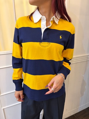 Ralph Lauren / vintage border long sleeve tops. (O)