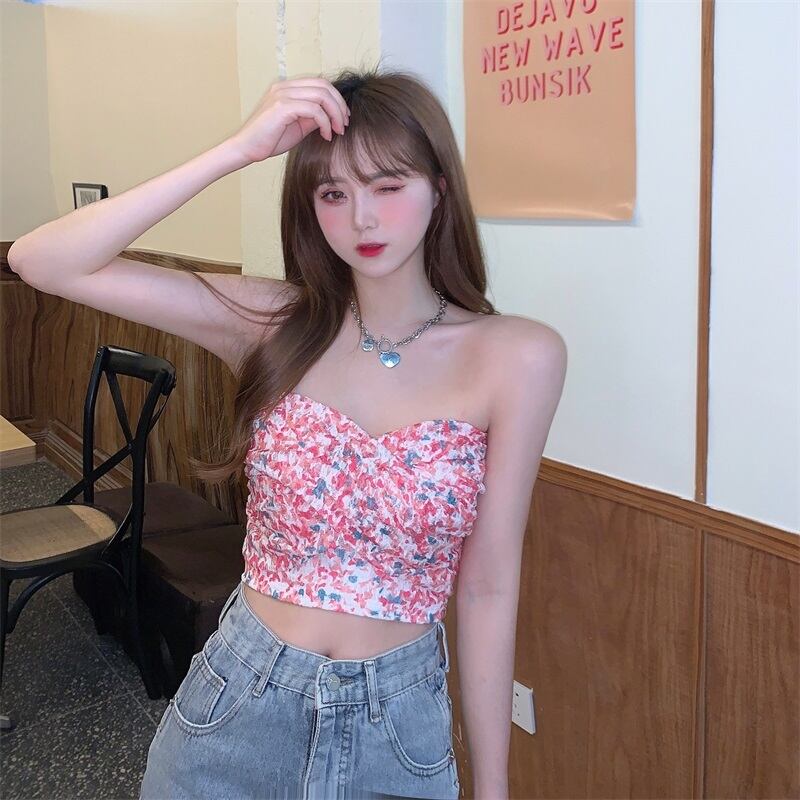 Flowerデザイン トップス サマースタイルストレッチブラウス レディース ストリート エラスティック 伸縮 夏物 フラワーデザイン YY-ファッション87129506377