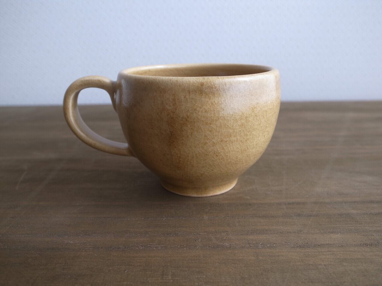 鳥レリーフ カップ＆ソーサー（オーカー） | 工房キギシ