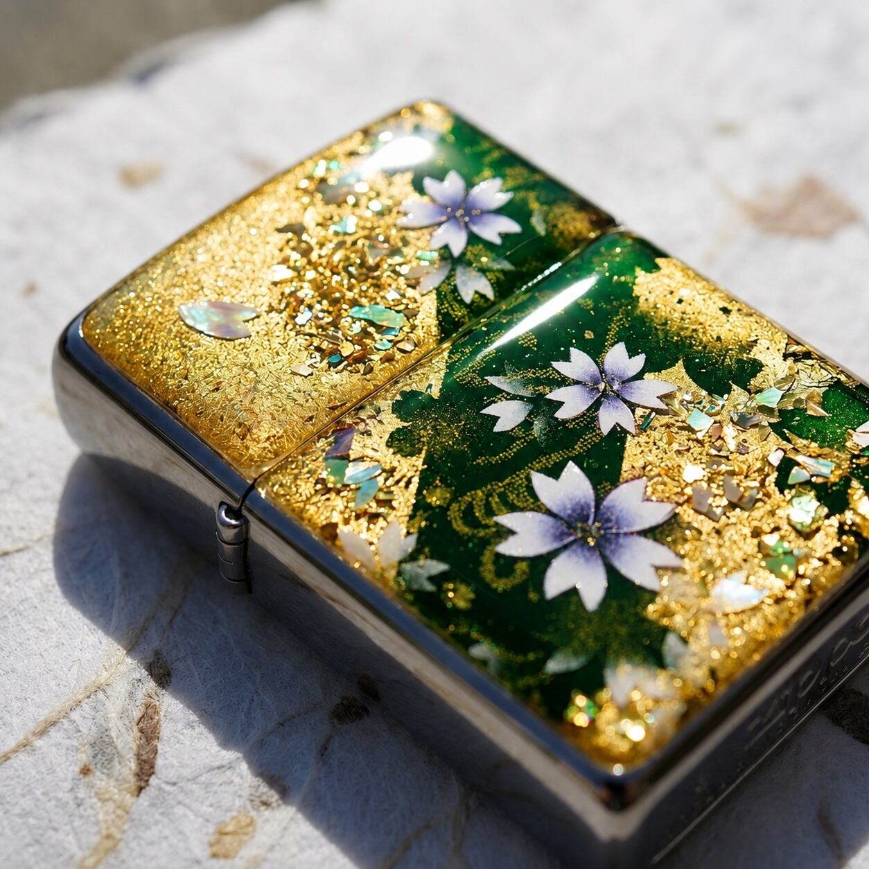 zippoケース「絵」ライター ジッポ 和柄 伝統 職人 手作り 送料無料 名