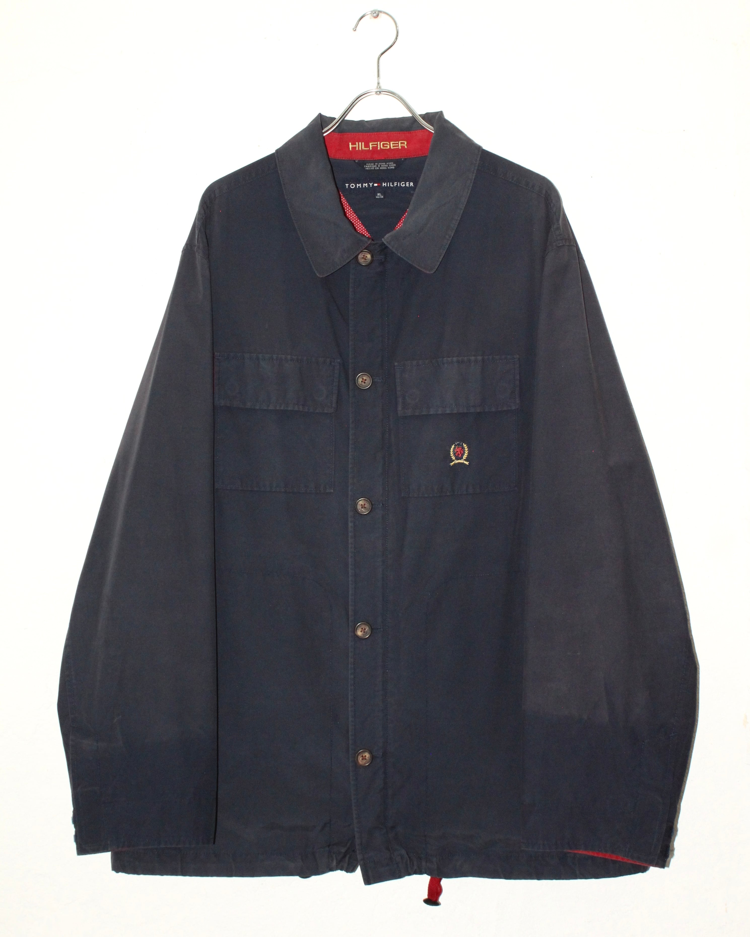 00s (2001) TOMMY HILFIGER Cotton×Nylon Field Jacket