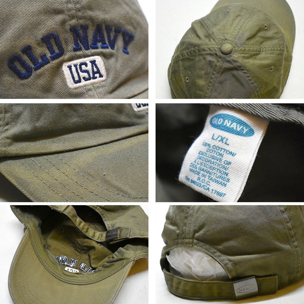 1点物◇オールドネイビーOLD NAVYロゴ刺繍ベースボールキャップ古着