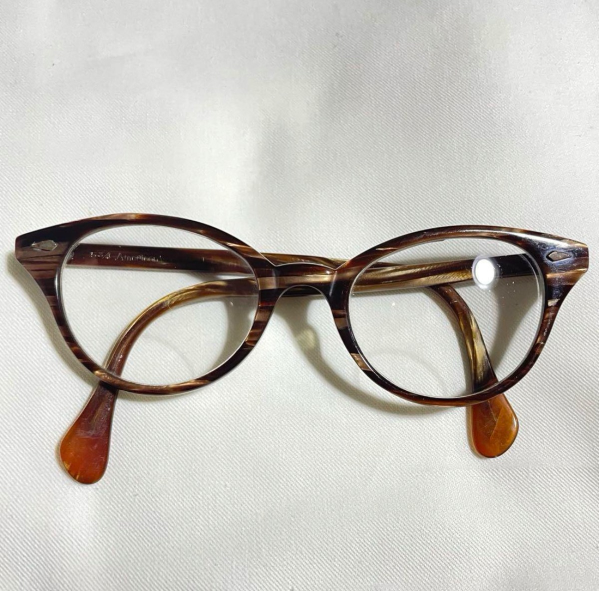 50s AMERICAN OPTICAL アメリカンオプティカル ウッド 眼鏡 | UC TRADING