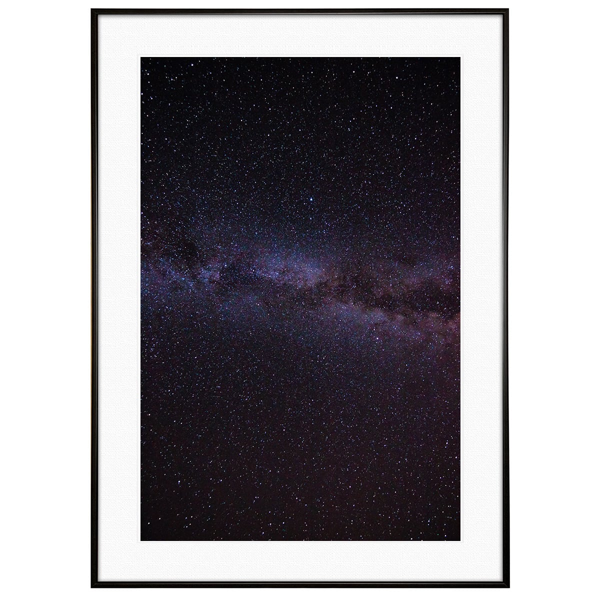 星空写真 天の川 インテリアアートポスター額装 AS0049