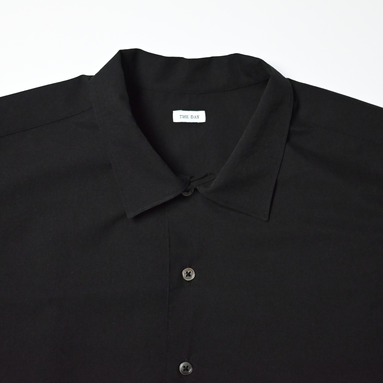 THE DAY / QUICK DRY STRETCH OPEN COLLAR SHIRT